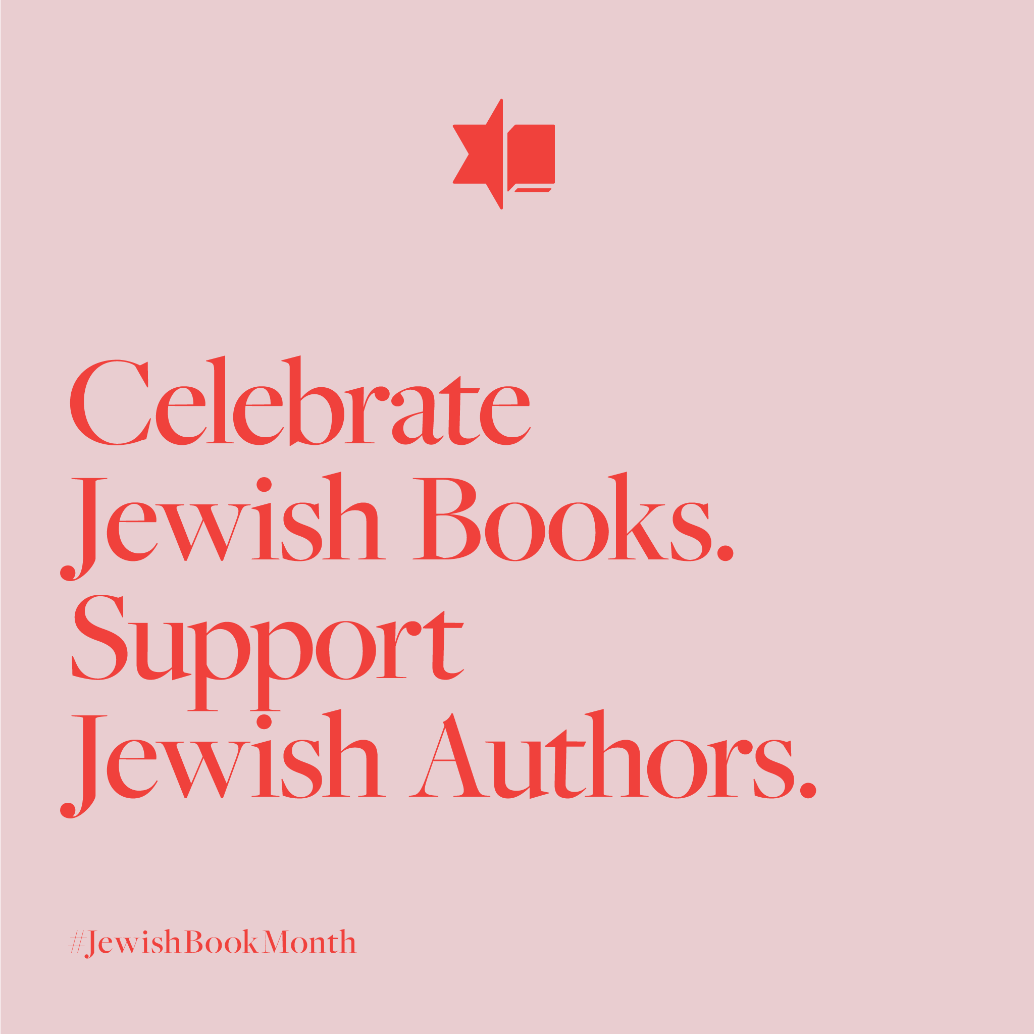 Celebrate Jewish Books. Support Jewish Authors. 