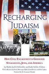 Cover of Recharging Judaism: How Civic Engagement is Good for Synagogues, Jews, and America